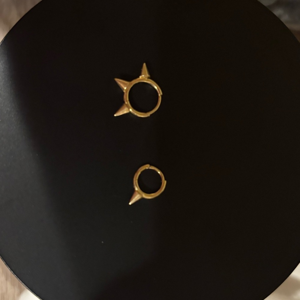 Maria Tash Triple Short Spike Hoop Earring
